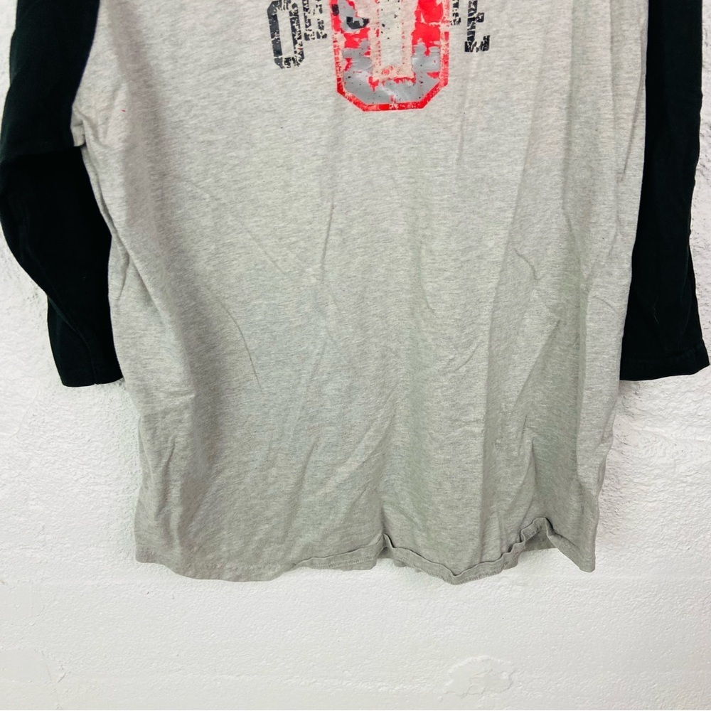 Sports tek Gray and Black Raglan Ohio State Graphic cotton Tee size XL - Picture 5 of 8
